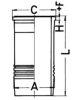 KOLBENSCHMIDT 89567110 Cylinder Sleeve